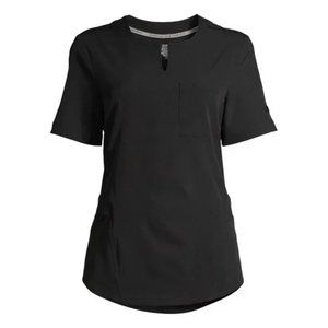 Climate Right By Cuddl Duds Womens Nurse Scrub Top